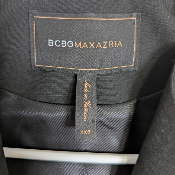 BCBGMaxAzria Women's Elegant Black Blazer Suit Jacket Size XXS - Picture 3 of 14